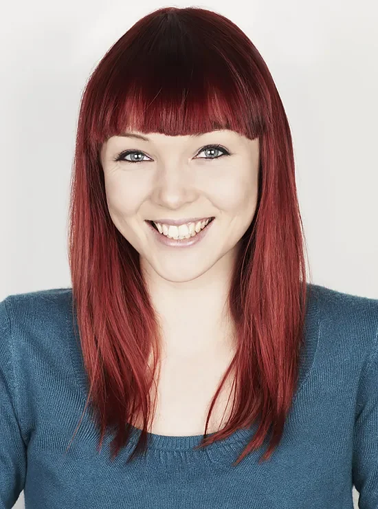 Красные или фиолетовые волосы