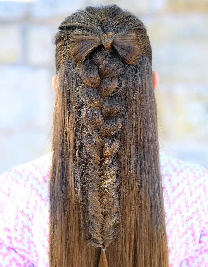 Прическа комбо