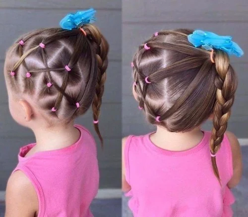 Прически для девочек на каждый день