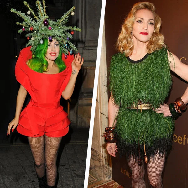 Самые нелепые новогодние образы звёзд