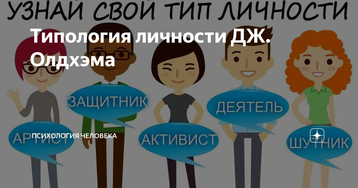 Типы личности по классификации Олдхэма-Морриса