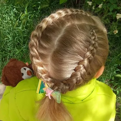 Две французские косички